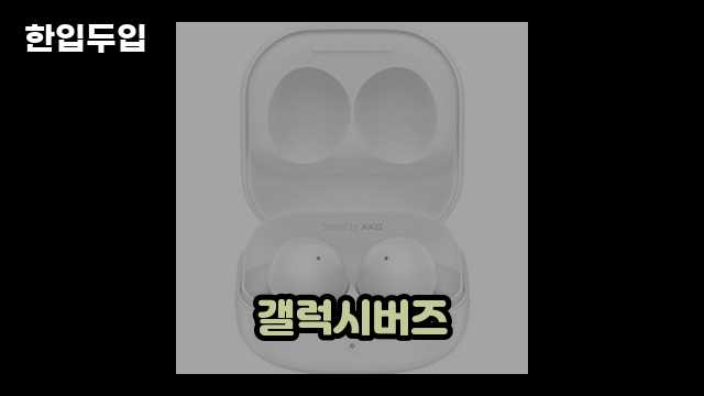 디지털 가전 전문 블로거 한입두입 - 1039 - 2024년 09월 22일 1